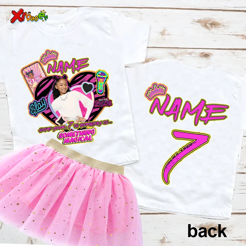 

That Girl Lay Lay Birthday Girl Shirt 7th Birthday Party Outfits Birthday Tutu Set Outfit T-shirt Kids Matching Girls Shirts 8th