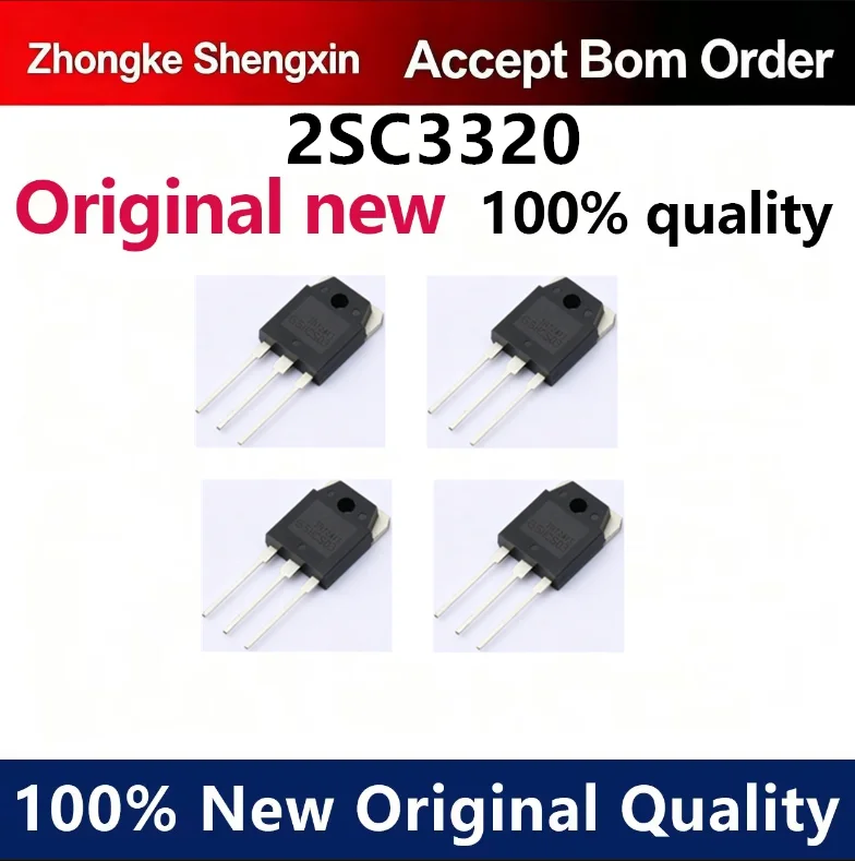 （5pcs-10pcs）2SC3320 C3320 transistor NPN high-power switch 15A 500V TO-3P brand new