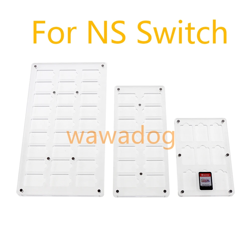 

5pcs For Switch OLED Game Card Case For Switch Lite Acrylic Transparent For Switch Magnetic Hard Cover Shell Cards Slot Box