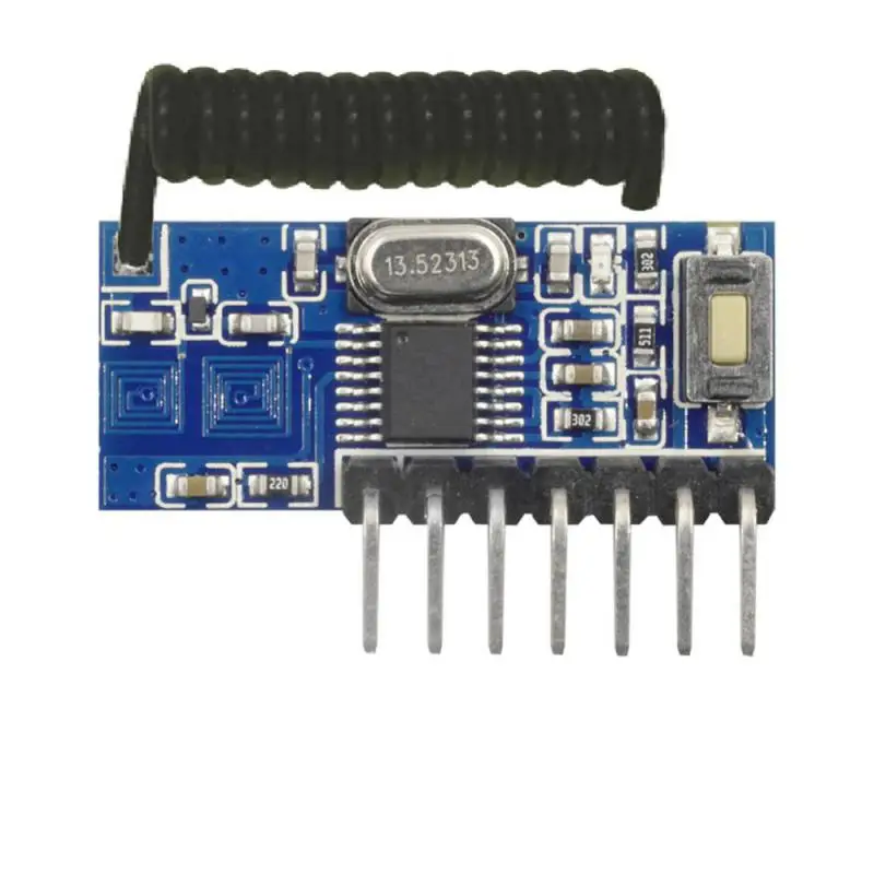 433 Mhz RF Relais Ontvanger Module Draadloze 4 CH Uitgang Met Leerknop en 433 Mhz RF Afstandsbedieningen Zender DIY