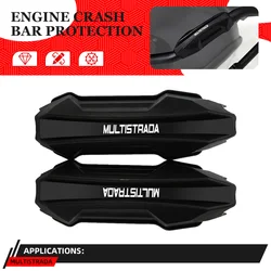 25mm Engine Crash Bars Engine Bumper Protective Guard Block For DUCATI MULTISTRADA 950 1200 /1260 /S /ST V2 V2S V4 RALLY V4S