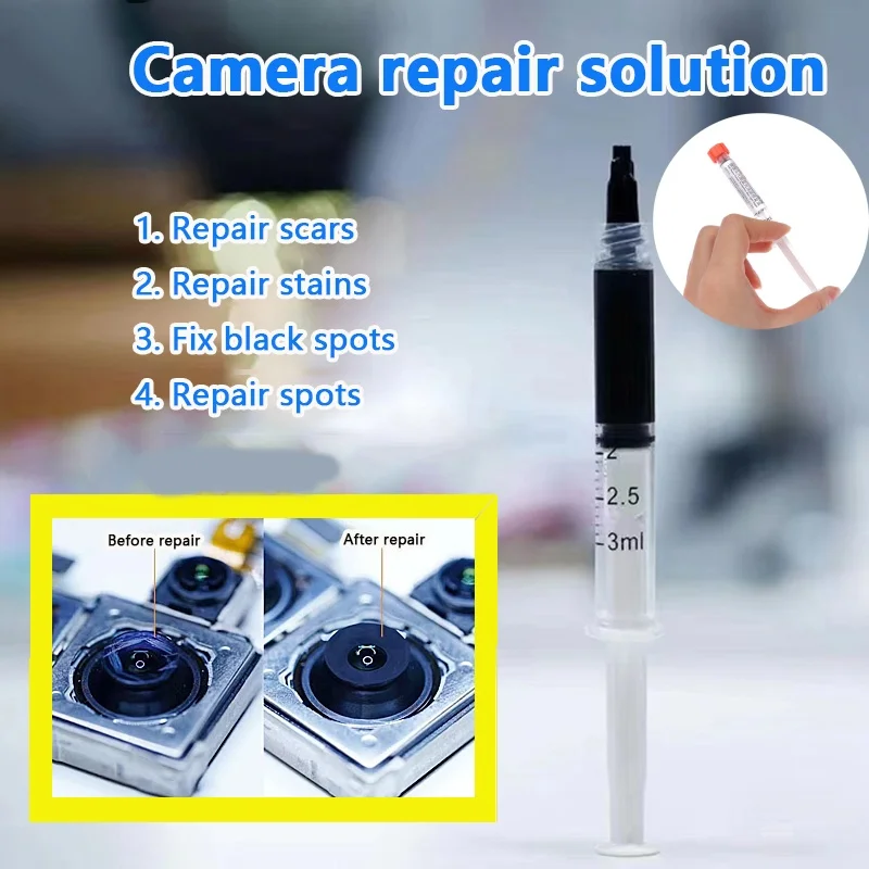 Camera Repair Liquid Spots For IPhone Android Huawei Scratches Stains Easily Fix Blue Beauty Light Can Not Be Repaired