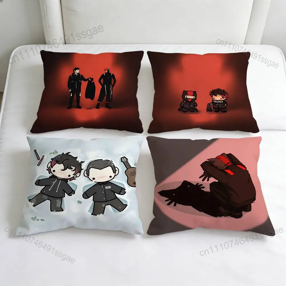 

T-Twenty Band One P-Pilots Fashion Square Pillow Case Durable Throw Pillow Cover for Sofa Couch Chair