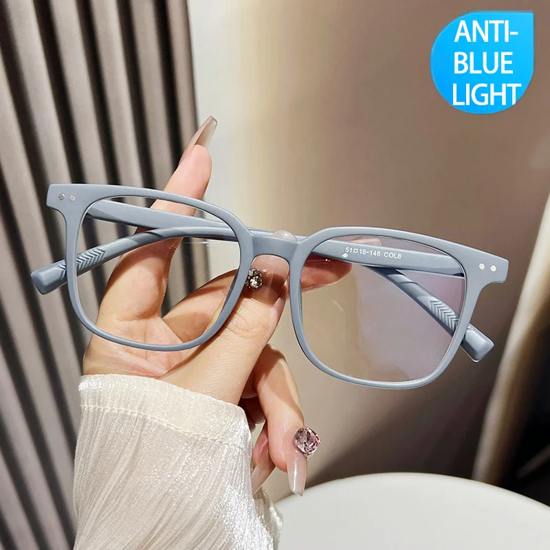 

New Fashion Flat Mirror Trend Transparent Glasses Frame Pilot Frog Mirror Personality Street Photo Double Beam Glasses Frame