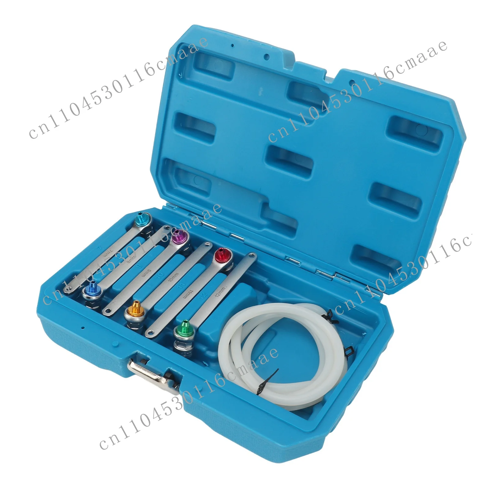 New Brake Release Wrench Tool Kit 7-12mm 12 Point Wrench with Check Valve Hose for Car Maintenance Manual Tool