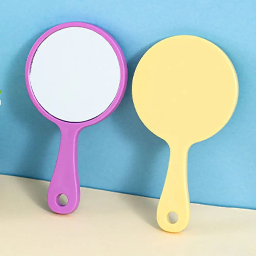 Hanging Compact Mirror with Key Ring Keyring Charms High-definition Travel Mirror Single Side Mirror Pendant Makeup Mirror Gifts