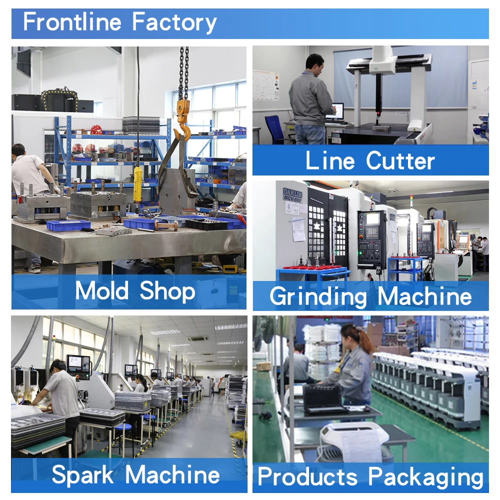 Customized Plastic Products Injection Components ABS PVC PC Nylon Plastic Parts Molding Services by Manufacturer