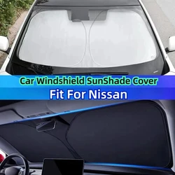 Car Windshield  SunShade Cover Fit For Nissan Qashqai Juke J10 J11 X-Trail T32 T31 Kicks Tiida Pathfinder Note Anti UV Sun Shade