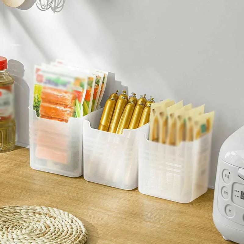 3/1Pcs Fridge Storage Box Food Fresh Refrigerator Door Organizer Bins Shelf Basket Fruit Spice Food Container Box Kitchen Case