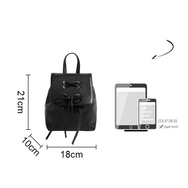 Trendy High Quality Solid Color Bowknot Women's Bags Large Capacity Chain Backpack Casual Versatile Shopping Handbag