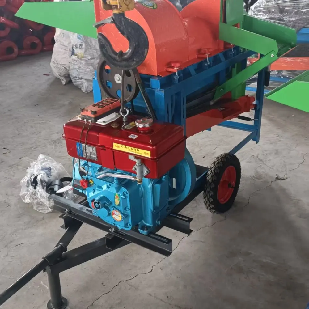 AIROW Diesel Engine Multi Crop Thresher Machine for Rice Wheat Sorghum and Millet High Efficiency Farm Use Equipment