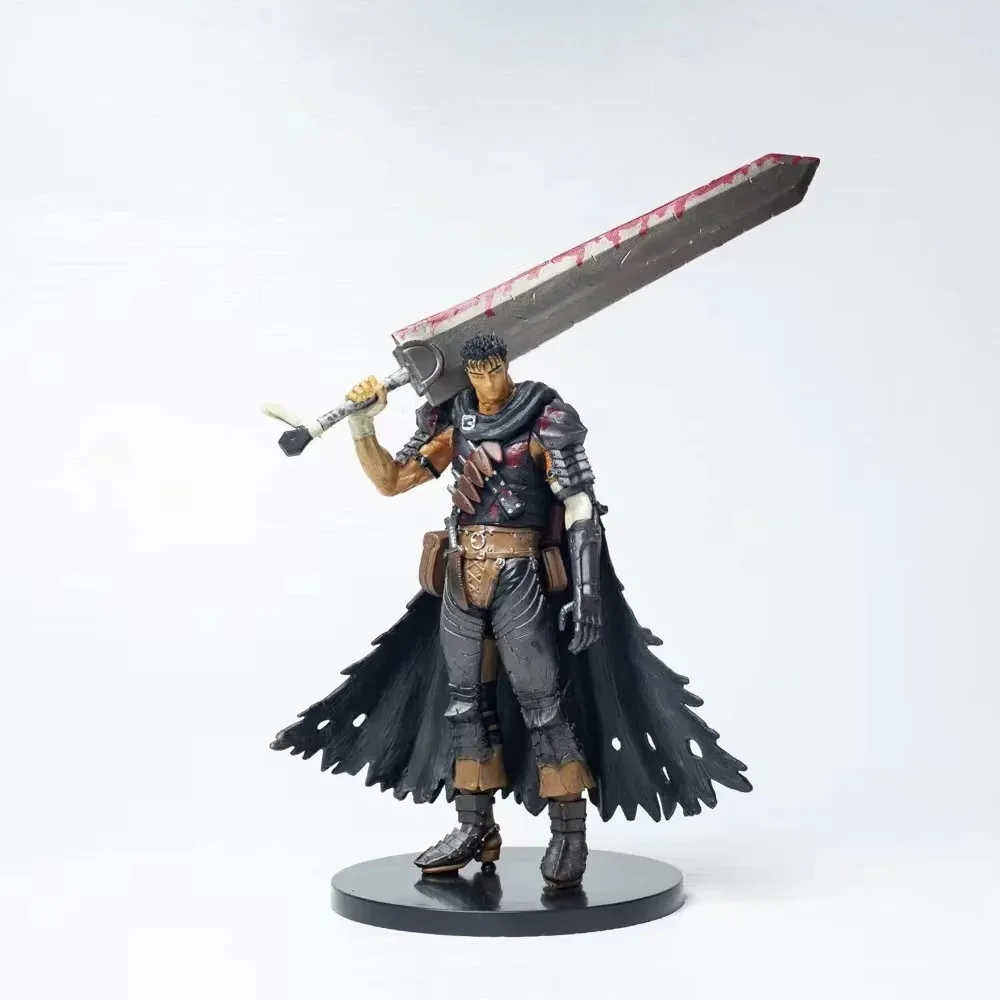 Berserk Guts Black Swordsman SH PVC Action Figure Anime Guts Figure Model Toys Collection Kids Doll Gift