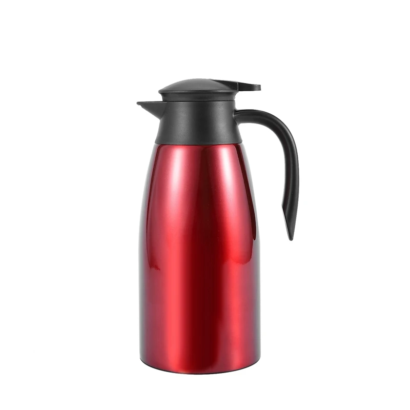 

304 Stainless Steel 2L Thermal Flask Vacuum Insulated Water Pot Coffee Tea Milk Jug Thermal Pitcher For Home And Office