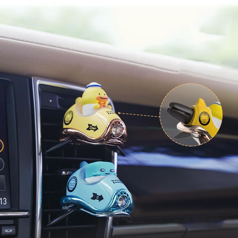 Cartoon Small Spaceship Car Air Freshener Outlet Fragrance Magnetic Design Auto Accessories Interior Perfume Diffuse