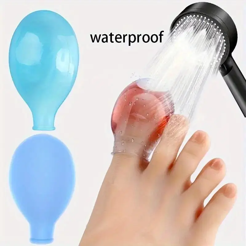 2個のソフトシリコンつま先スリーブつま先プロテクター、摩擦を軽減し、爪の挿入を防ぎ、創傷ケアや皮膚感染症を防ぎます。