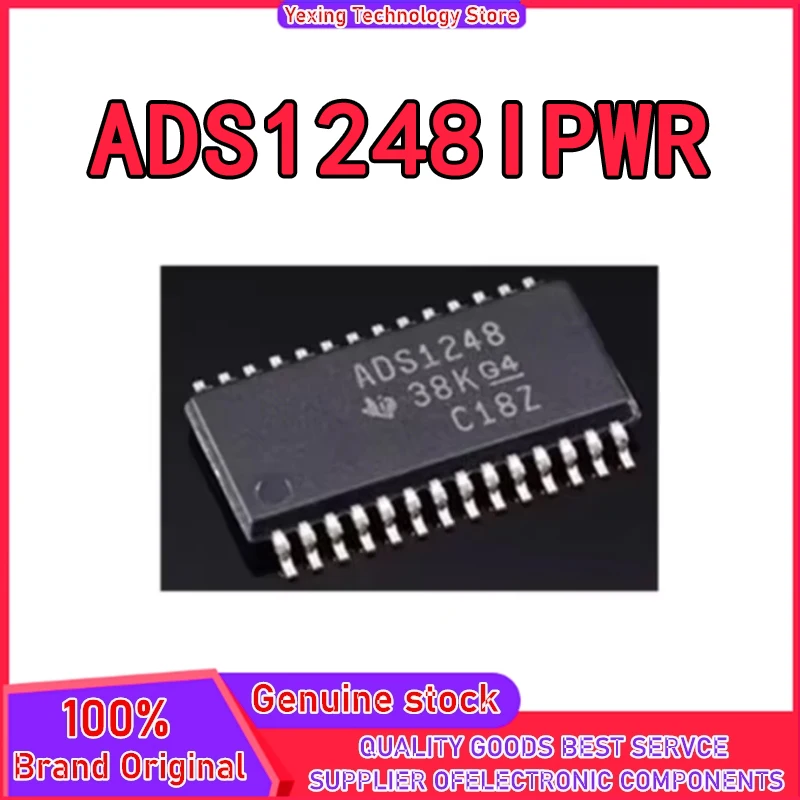 

Новый оригинальный ADS1248IPWR ADS1248IPW ADS1248 TSSOP28 МОДУЛЬ Интегральные схемы IC Chip на складе