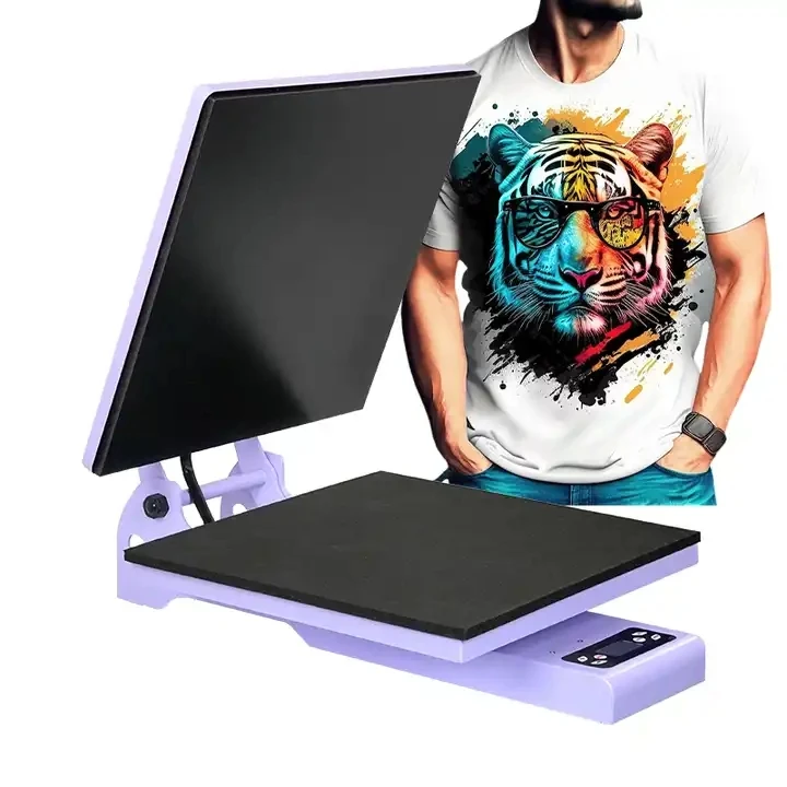 Morden Style T-Shirt Printing Labeling Automatic Heat Press Machine