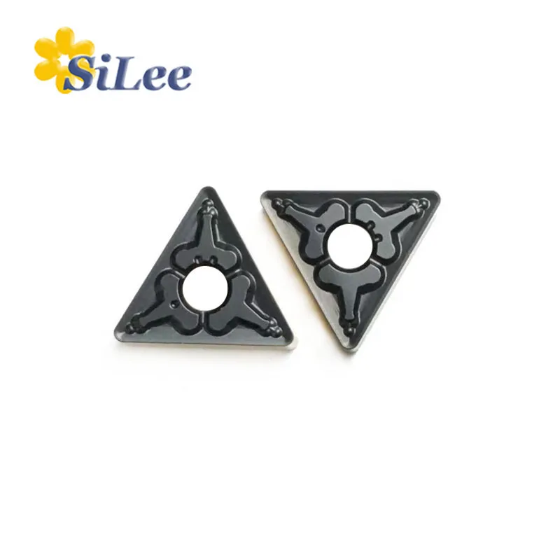 SiLee TNMG160404-TM, TNMG160408-TM Super Durable Hard Coated Carbide Turning Inserts for steel processing10pcs per box