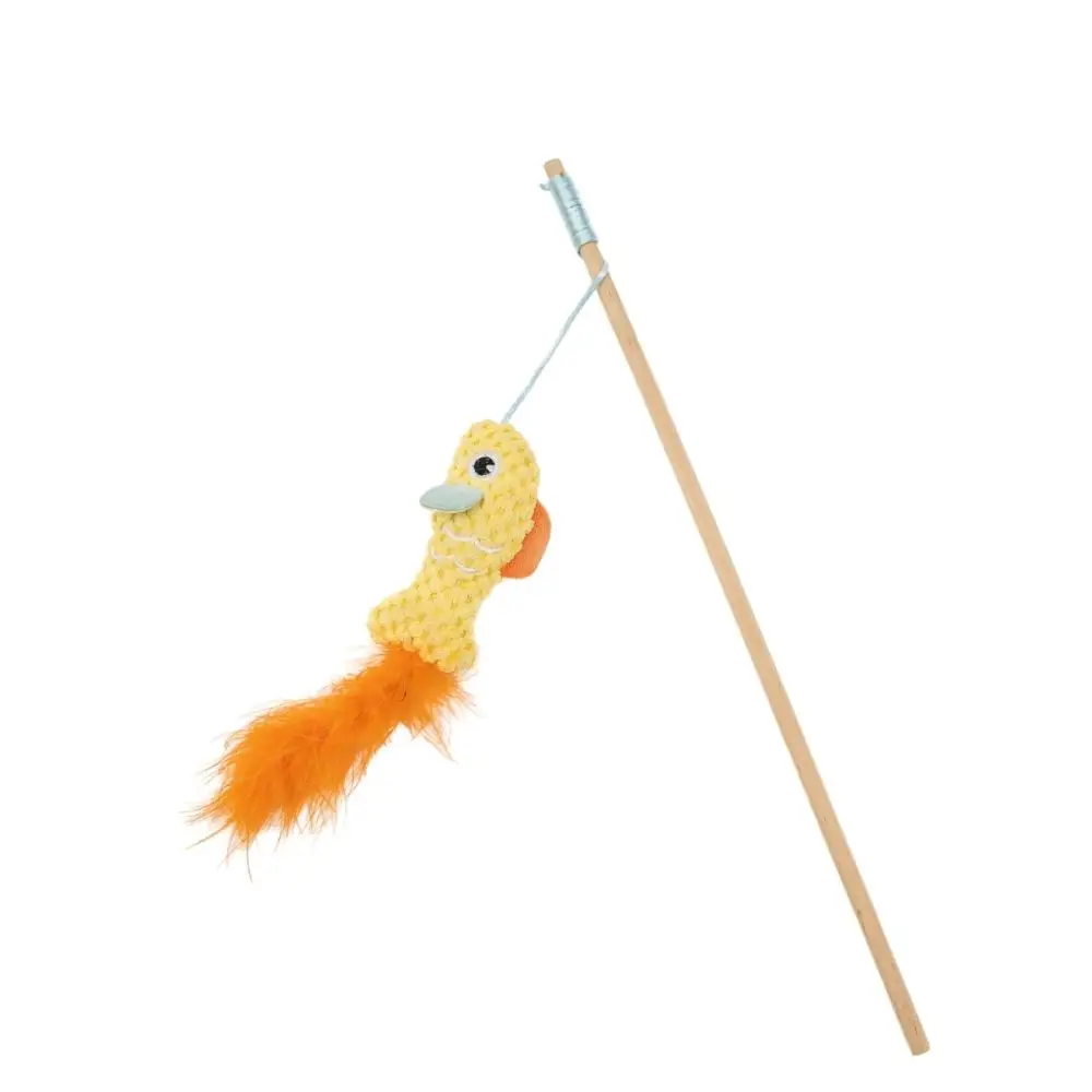 Fishing wand fish with catnip for cats-Oikos animal