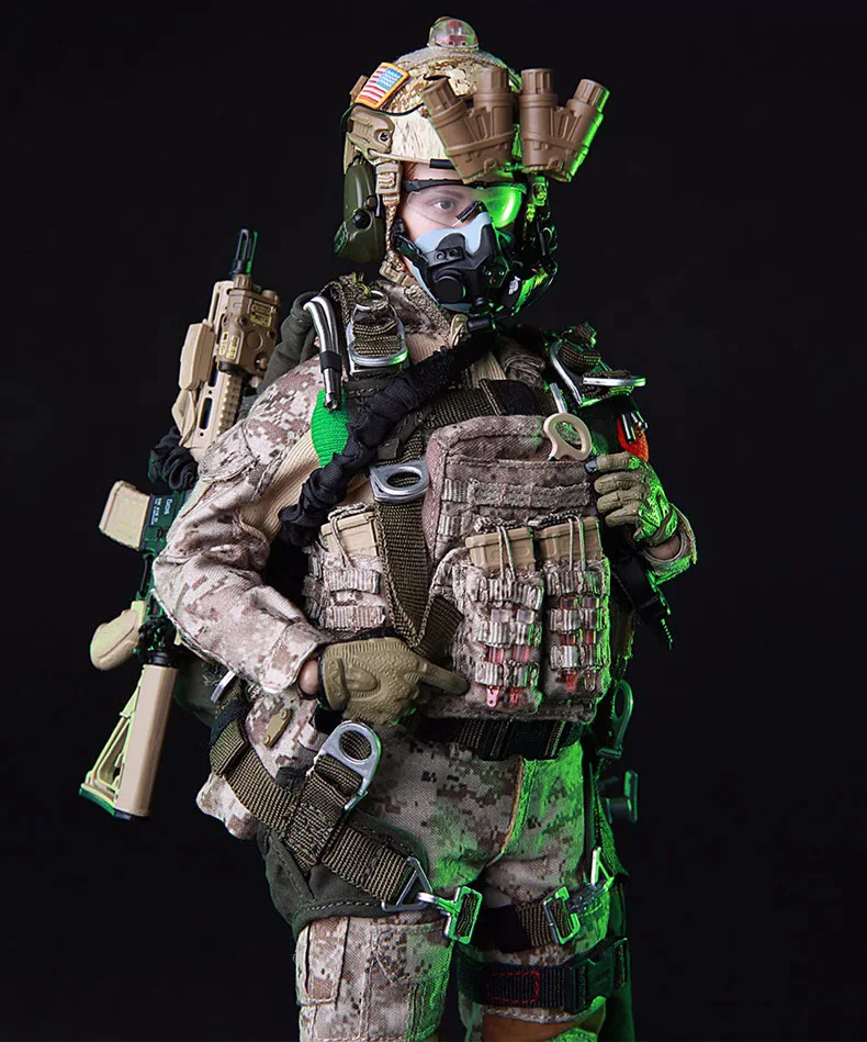 Mini Times Toys M017 Figura da collezione in scala 1/6 US SEAL Navy Special Force Bambole militari 12 pollici Donne Soldato Action Figure