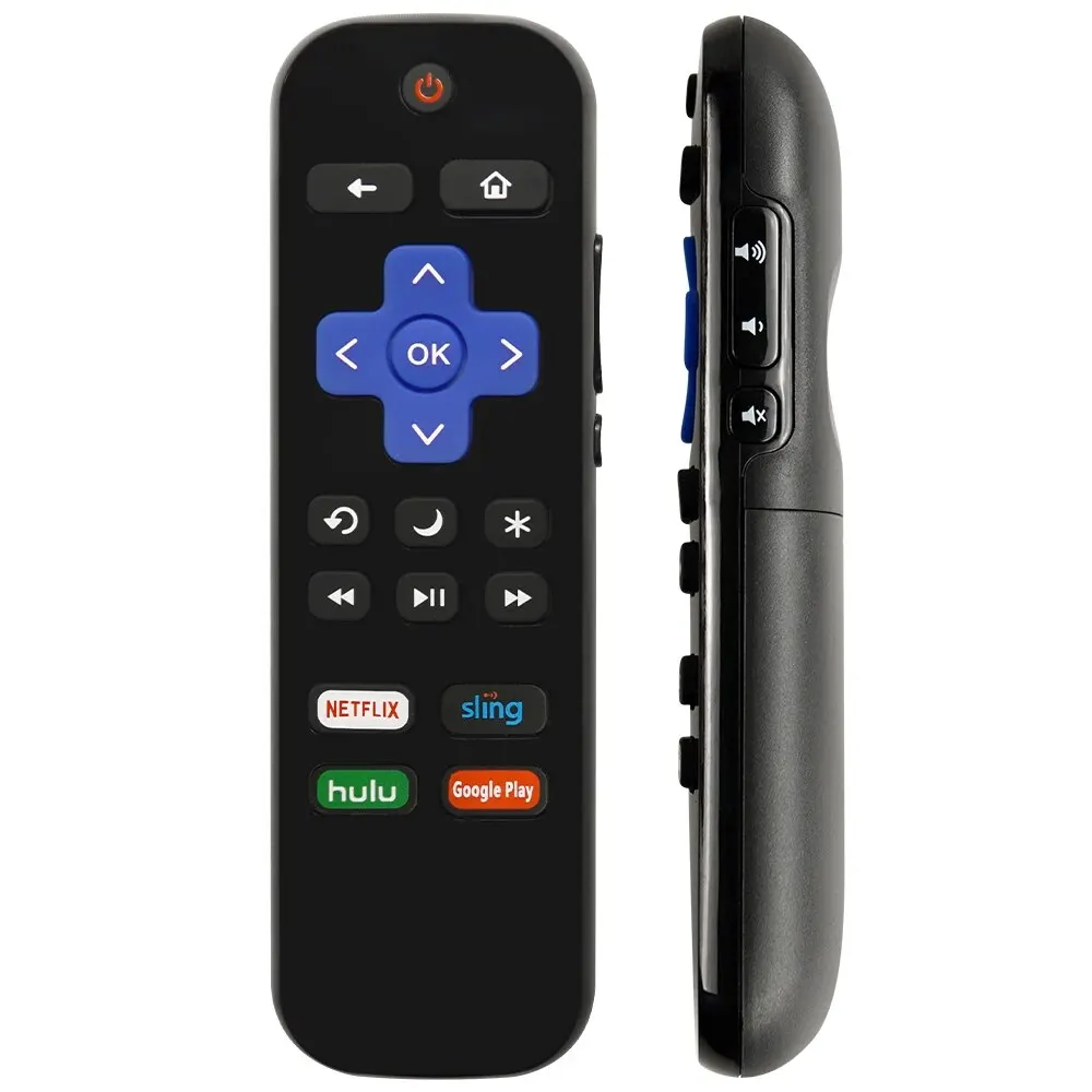 RK-NSHG Insignia ROKU TV Remote W/Volume Control & TV Power Button for All Insignia Roku TV NOT for Roku Player (Box)