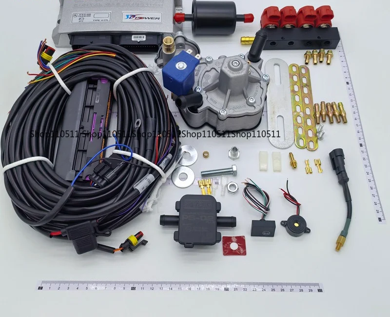 LPG/CNG automotive oil to gas modified tomasetto evaporator DIGI300 four-cylinder kit gas accessories