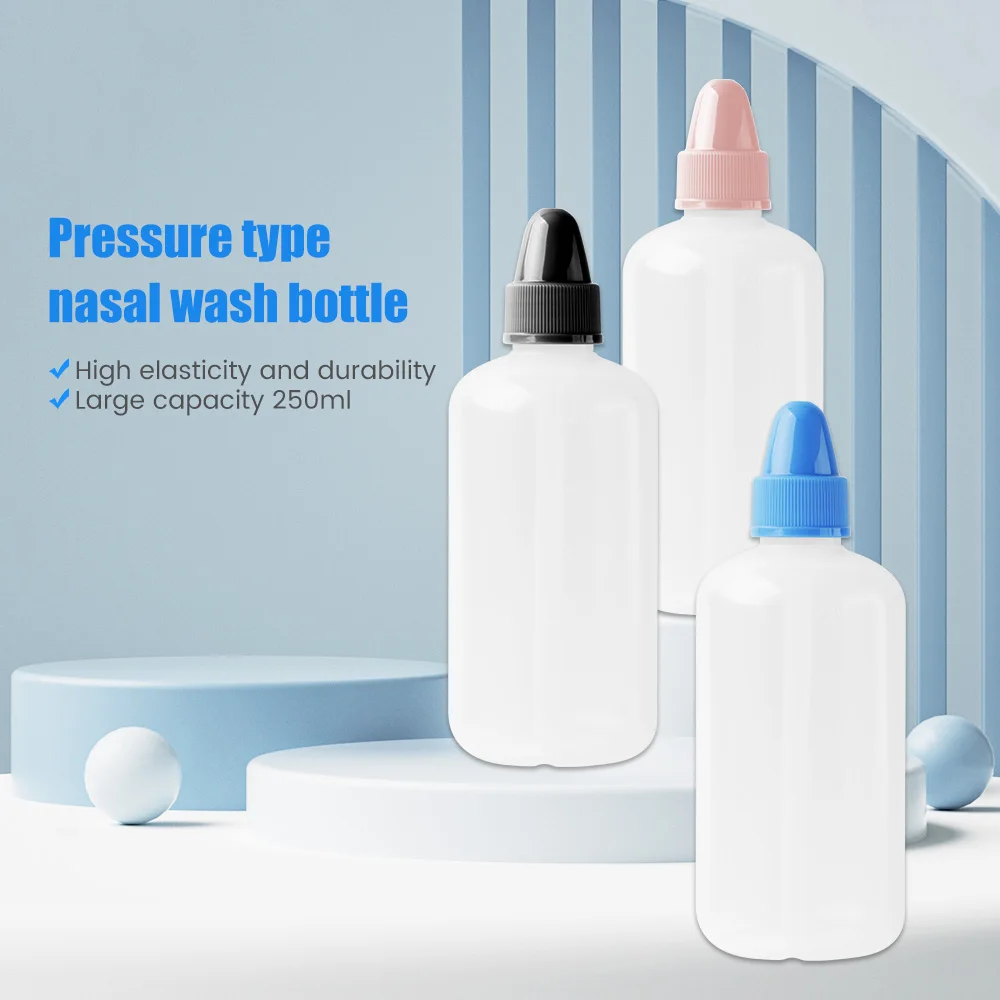 1pcs 250ml Nasal Wash Cleaner Spray Nasal Irrigator Neti Pot Rinse Nose Cleaner Avoid Sinusitis Rhinitis Treatment Health Care