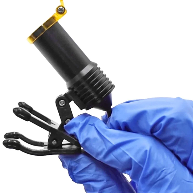 Lupa para piojos, faro LED de 5W, faro para dentistas con Clip para gafas, lupa, foco, iluminador, cargador UBS, enchufe europeo