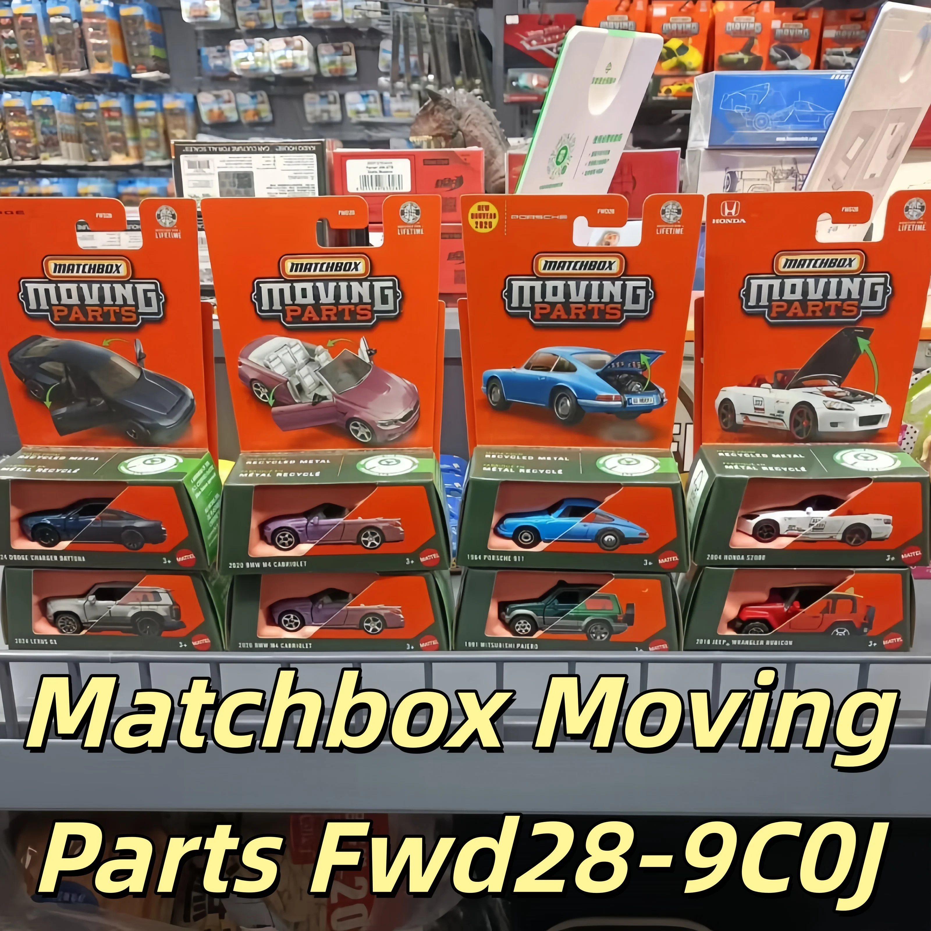 Fwd28-9C0J 1/64 Scale Matchbox Moving Parts Diecast Car Model Metal Vehicles New Collectible For Adult Collectors Gifts