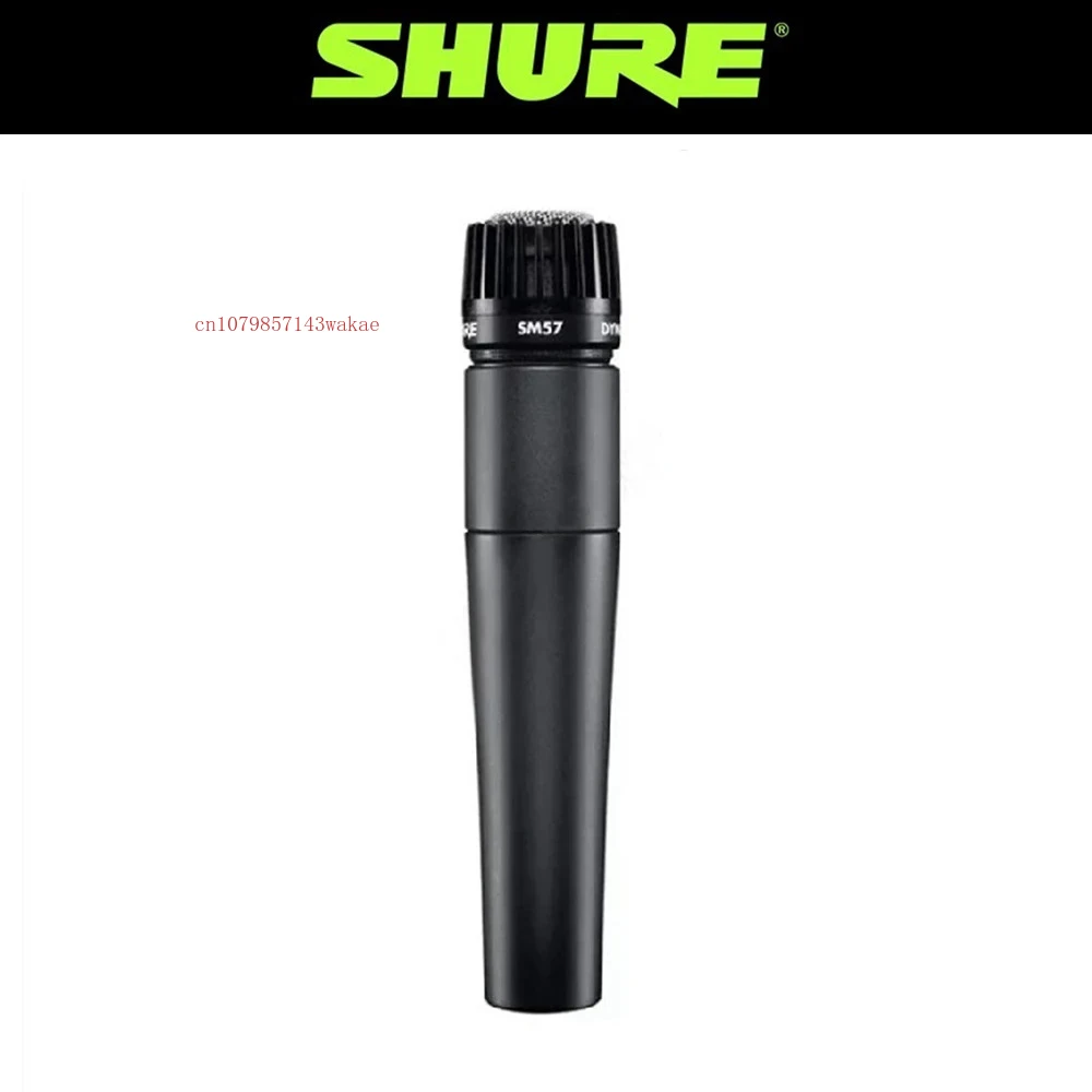 Shure sm57 Chardynamicマイク、プロフェッショナル有線、ハンドヘルド、カーディオイド、カラオケマイク、ステージ、スタジオ録音、オリジナル、3個