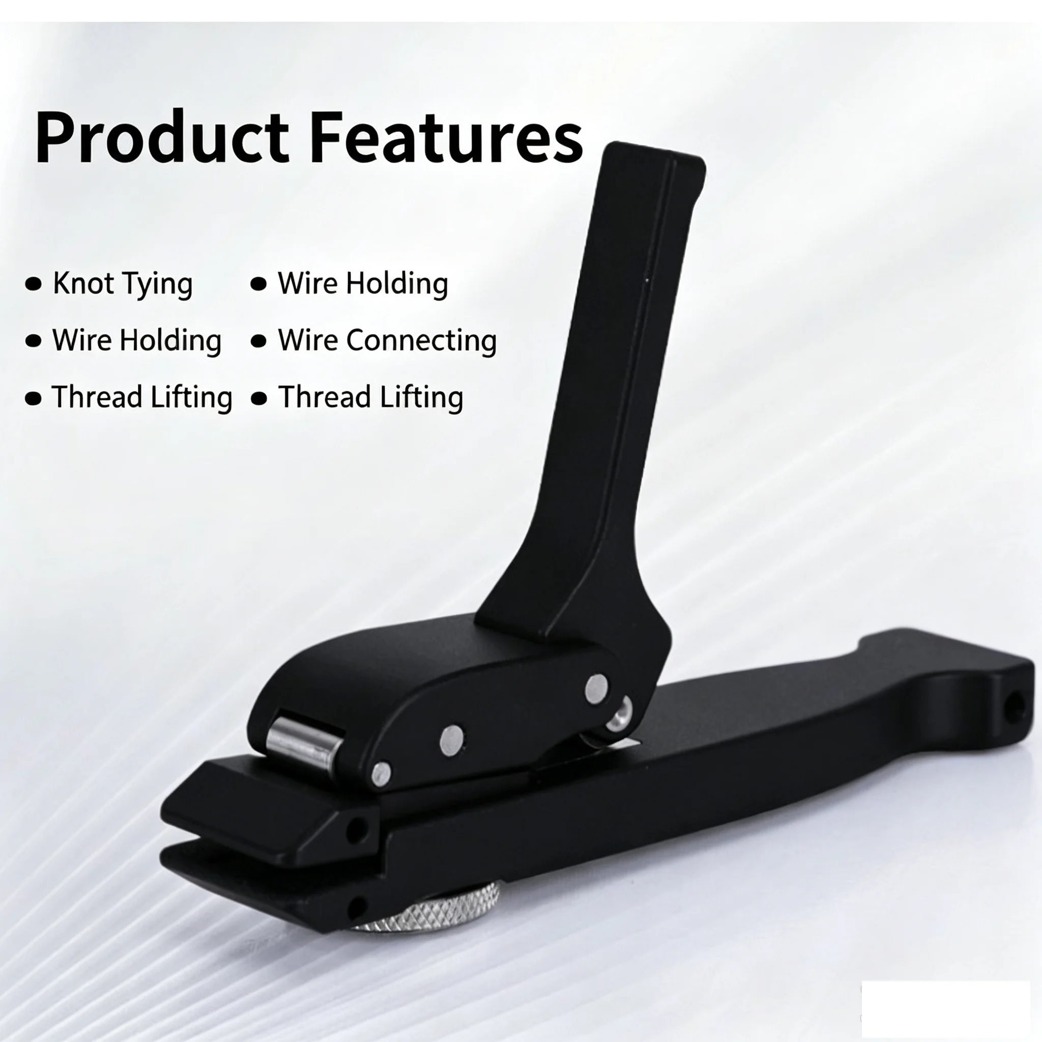 Anti-Slip Diamond Dusted Grip Racquet Stringing Tools Heavy Duty Starting Clamp For Badminton Tennis Stringing Machine
