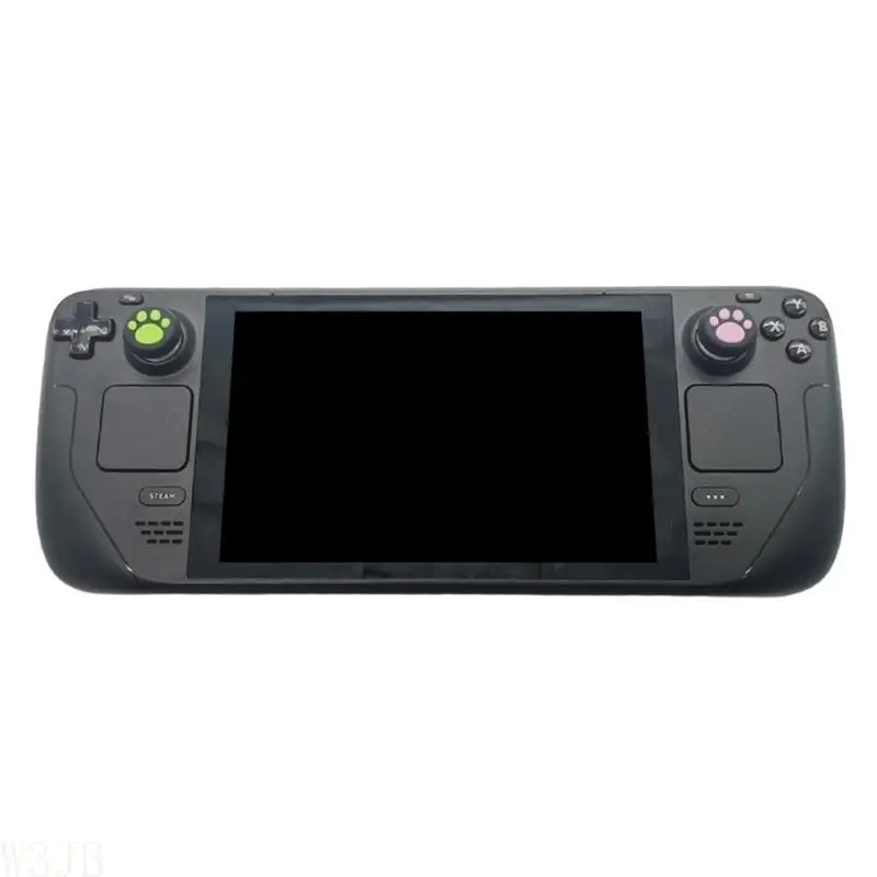 5 Paar Daumengriffkappen für Gamecontroller, niedliche Katzenpfoten-Designs, Analogstick-Abdeckungen, Silikon-Joystick-Kappen für Steam Deck – Detail 3