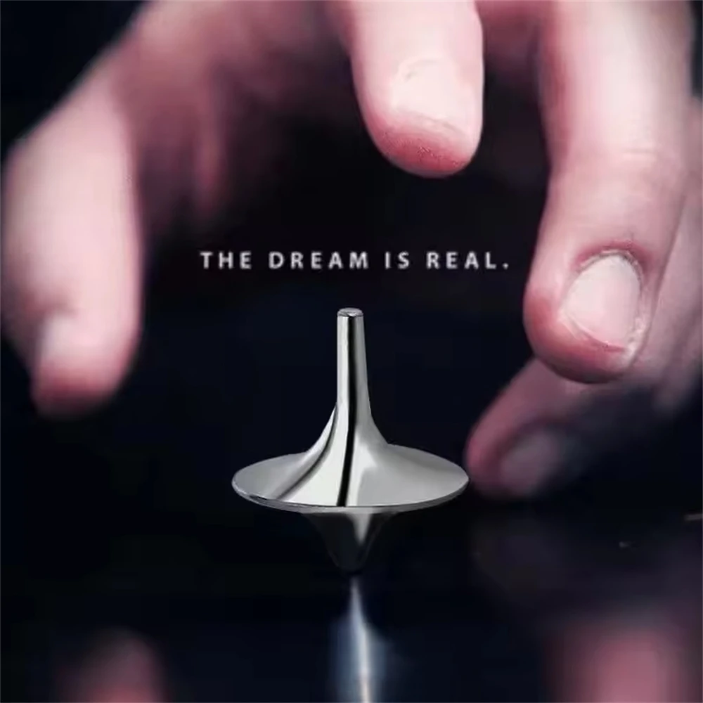 Горячий фильм тотем металлический гироскоп серебряный ручной волчок кончики пальцев маленький циклон гироскоп антистресс игрушки для детей подарки