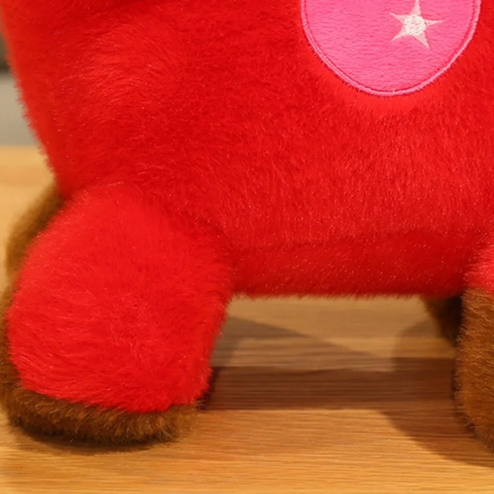 Adorable mascotte 2026 cheval mignon bonne chance cheval chanceux Kawaii moelleux zodiaque poney Figurine décor festif