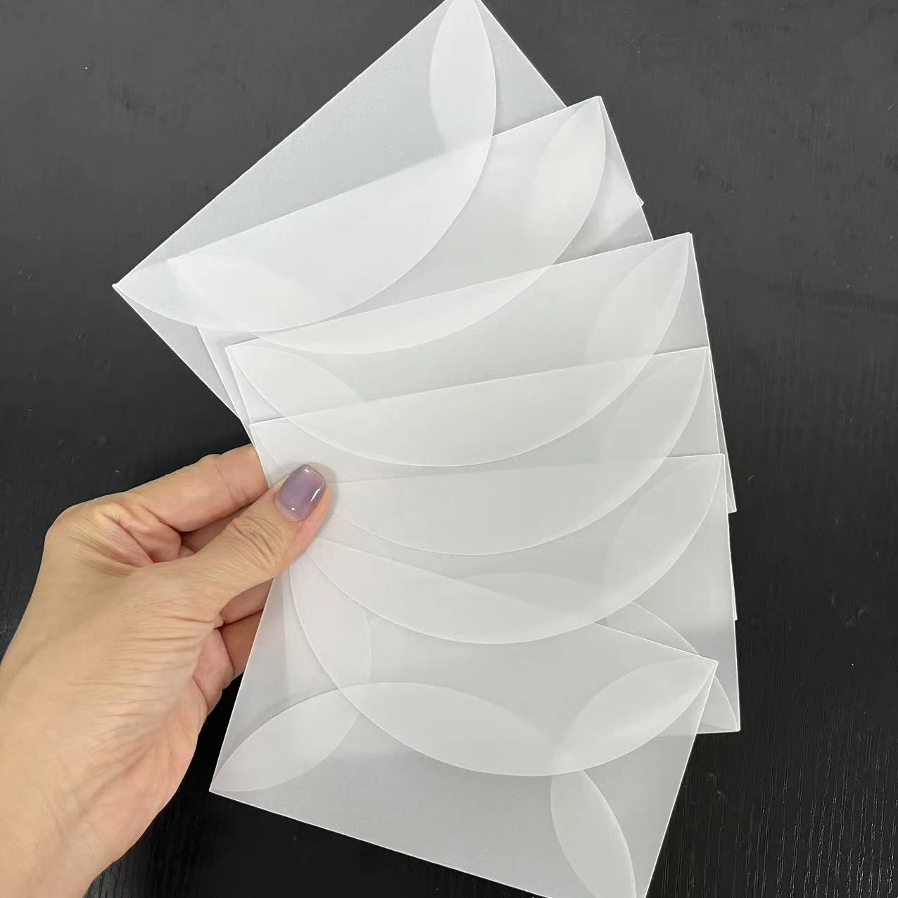 50Pcs Blank Translucent Envelope For Invitations Postcards European Gift Box Message Card Envelopes Wedding Business Letters