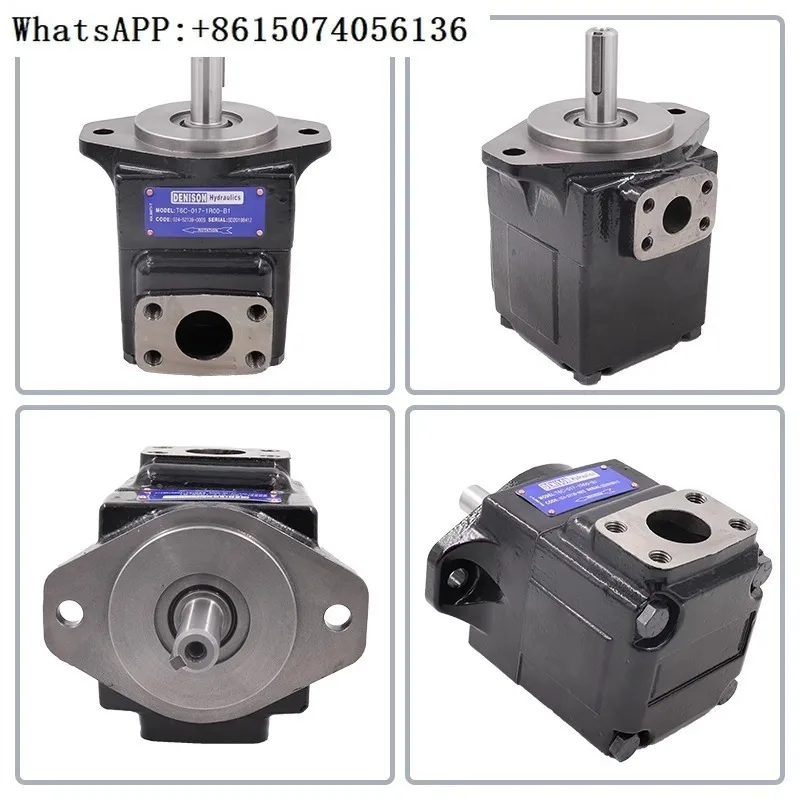 Denison T6C/T6D/T6E Vane Pump Parker T6CC/T6DC/EC/ED High Pressure Dual Hydraulic Pump