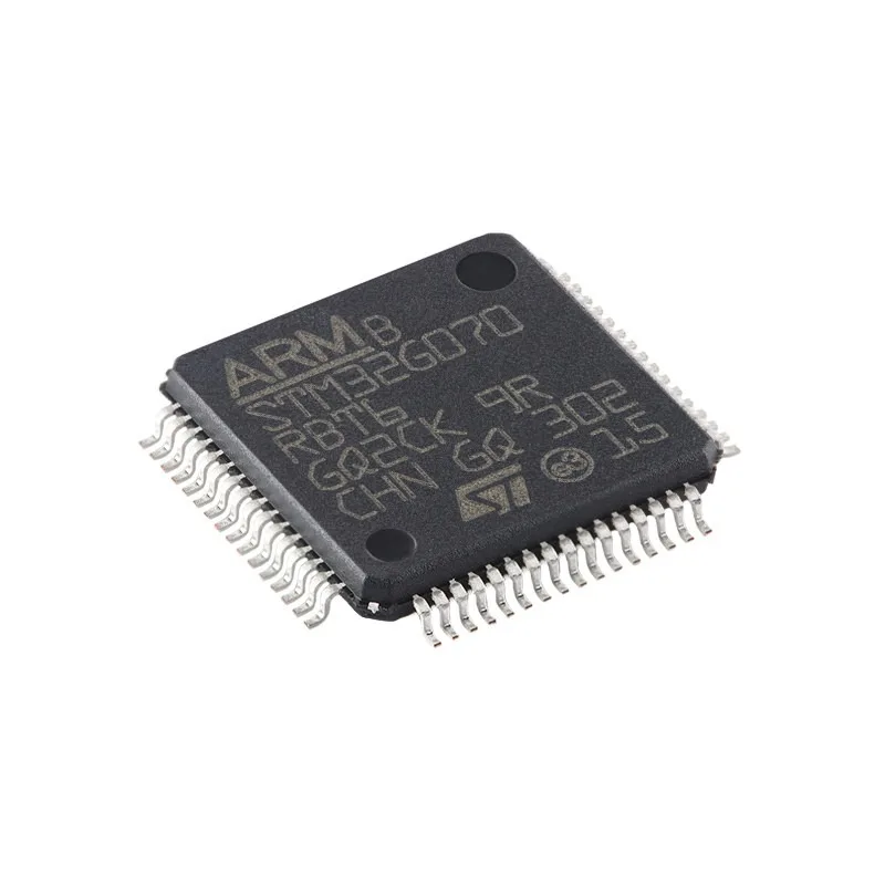 Original Genuine STM32G070RBT6 LQFP‑64 ARM Cortex‑M0+ 32‑Bit Microcontroller MCU