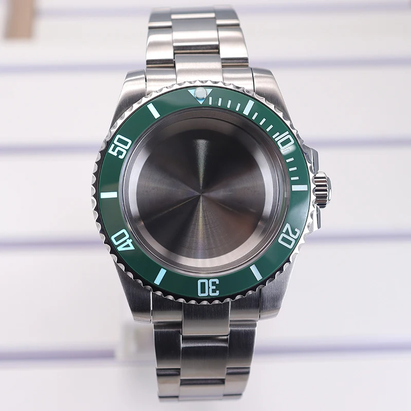 Obudowa do zegarka typu diver 40mm 20ATM, bransoleta, bezel C3, szkło szafirowe, pasuje do mechanizmów NH35, NH36, NH34, NH38, 8215, Eta2824, części i akcesoria do zegarków SUB.