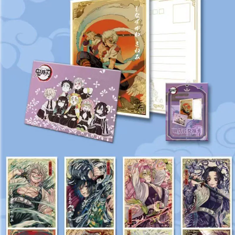 Demon Slayer Collection Card 1box Watermelon Society-Infinite Confrontation Rainbow Colorful Comics Playing Anime Cards