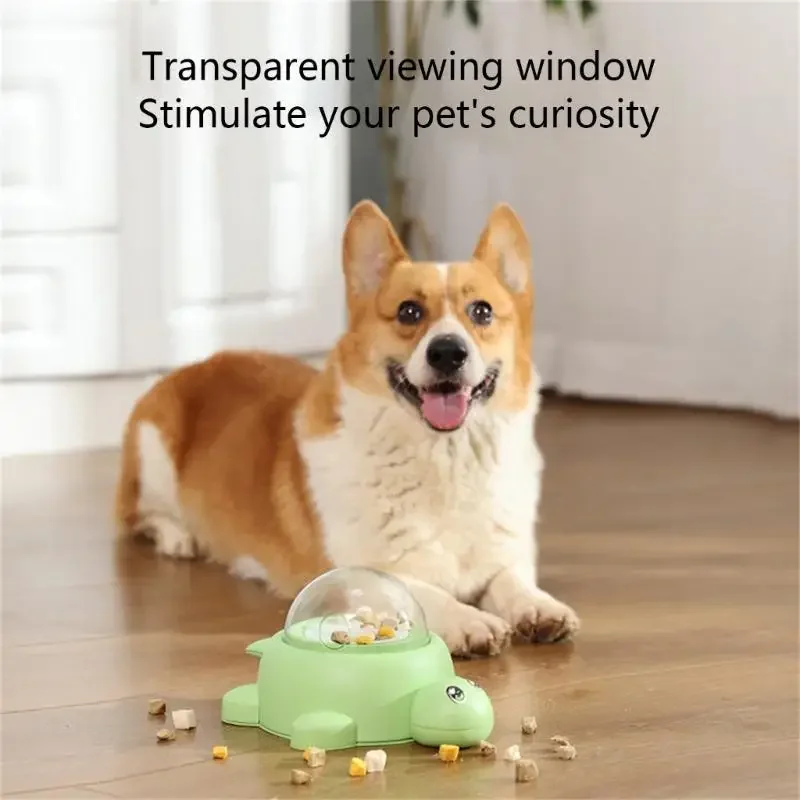 

Slow Feeding Dogs Bowl With Spin Release Turtles Leak Dispenser