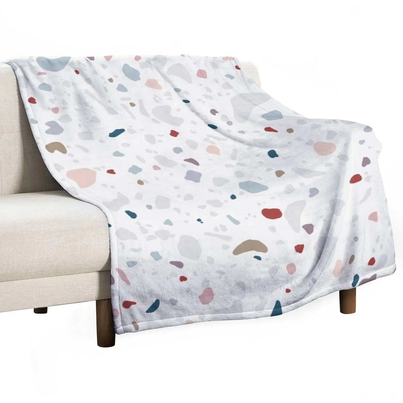 Pastel Terrazzo I Throw Blanket Thins Sleeping Bag heavy to sleep Large Blankets