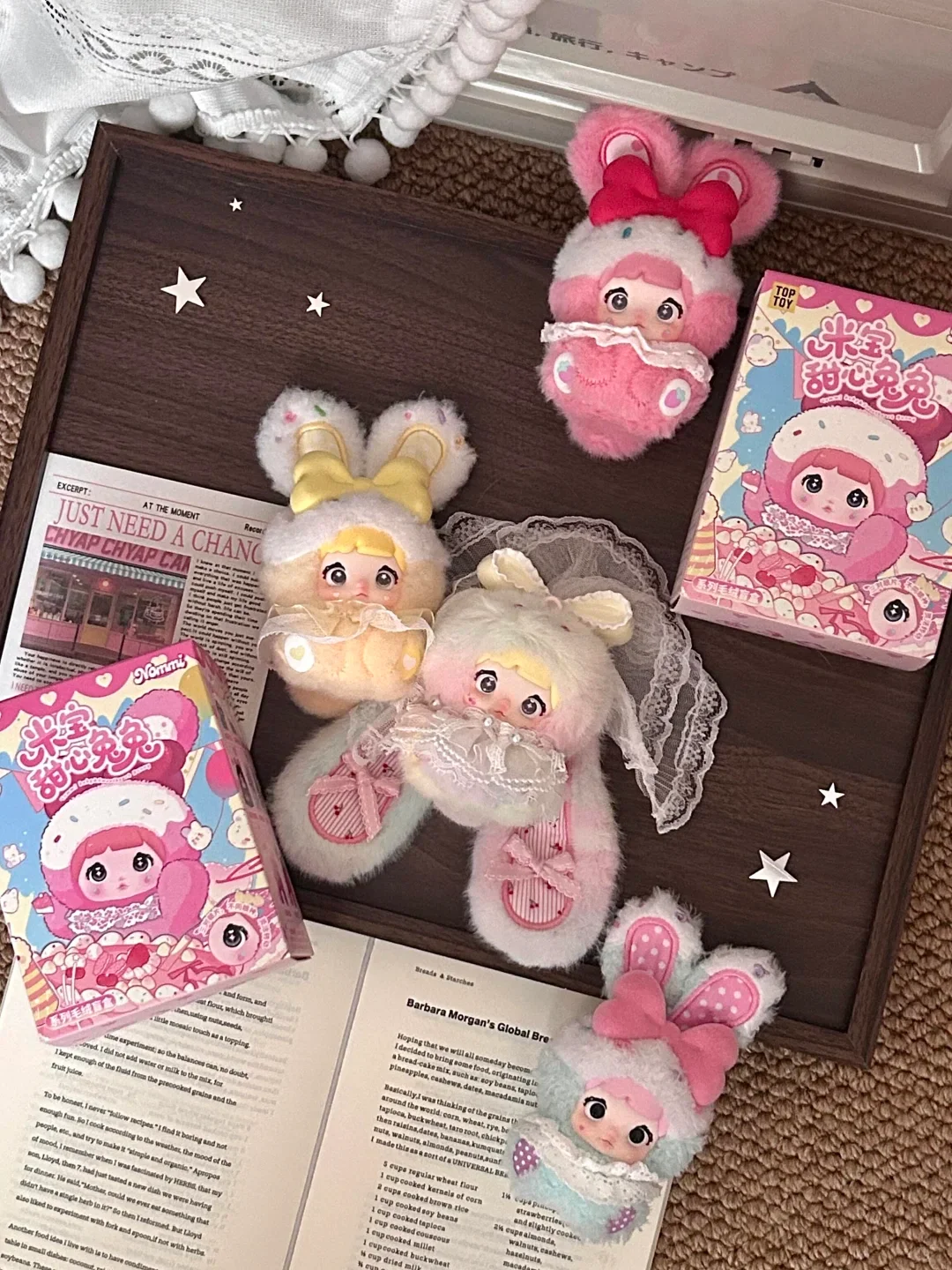 

Новая оригинальная слепая коробка с милым кроликом Nommi Mibao второго поколения, плюшевая кукла, кулон, женский подарок на день рождения для девочки и gf