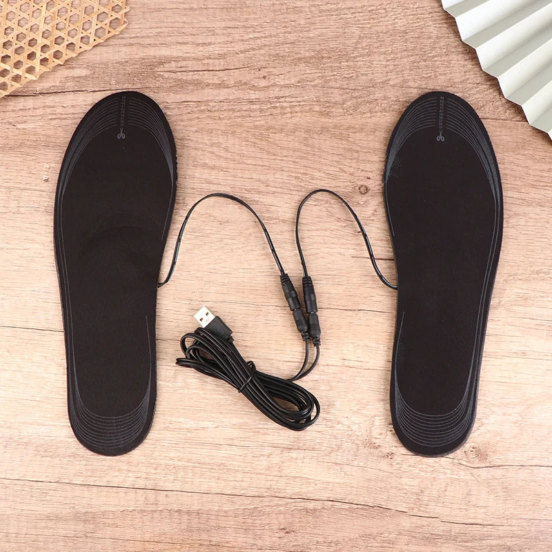 USB 온열 신발 깔창 전기 발 보온 패드, 발 보온 양말 패드 매트, 겨울 야외 스포츠 온열 깔창
