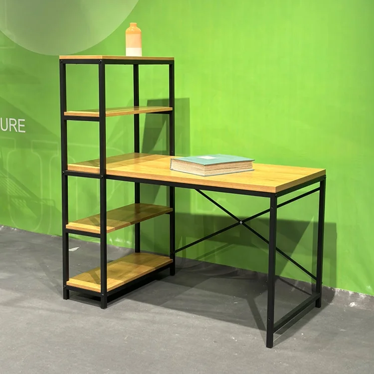 

Simple home office desk furniture bookcase combination simple student writing computer desk
