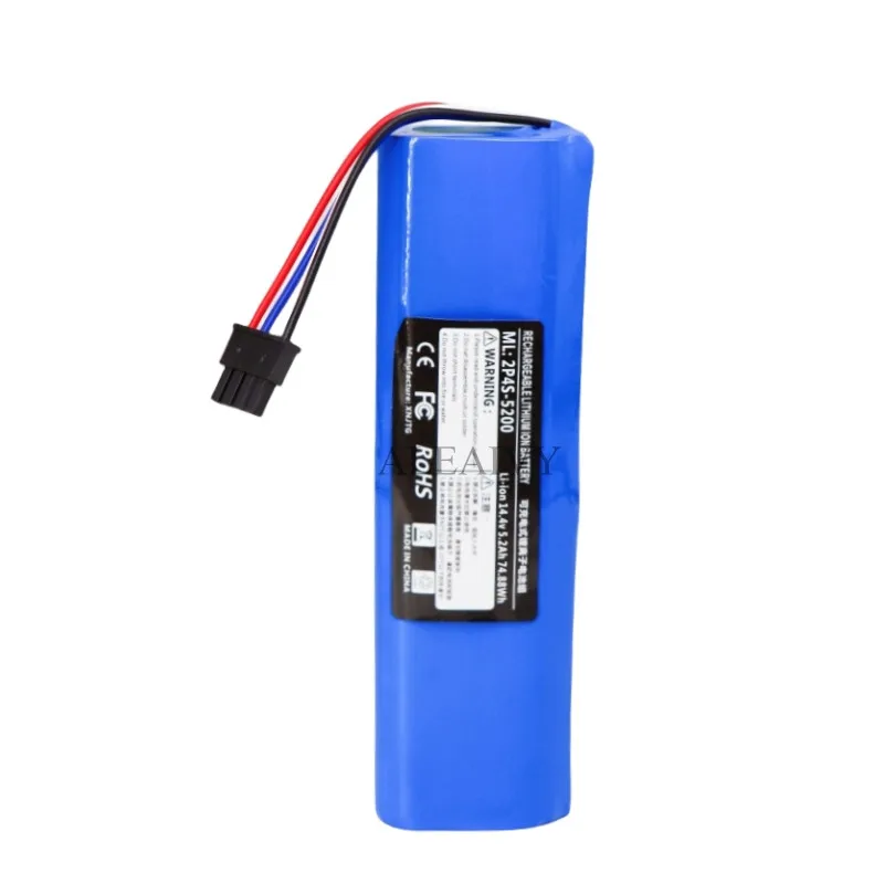 5200mAh 18650 استبدال البطارية ل Eufy Robovac L70 الهجين سلسلة روبوت فراغ ليثيوم أيون مكانس كهربائية للكنس بطارية 14.4 فولت