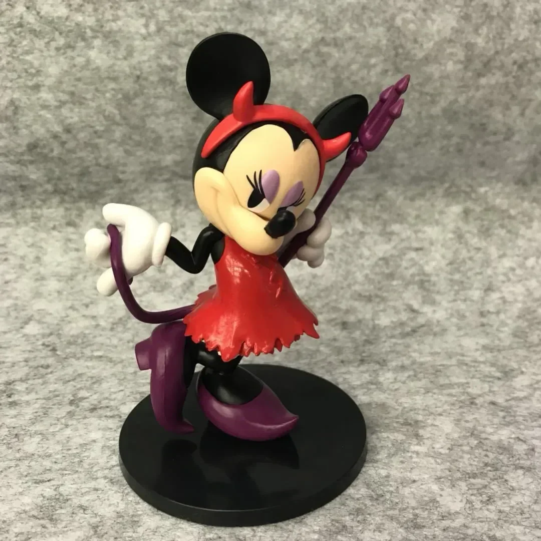 Disney Mummia Topolino Piccolo diavolo strega Minnie Babbo Natale Topolino Action figure PVC statua modello decorazione della casa ornamento regalo