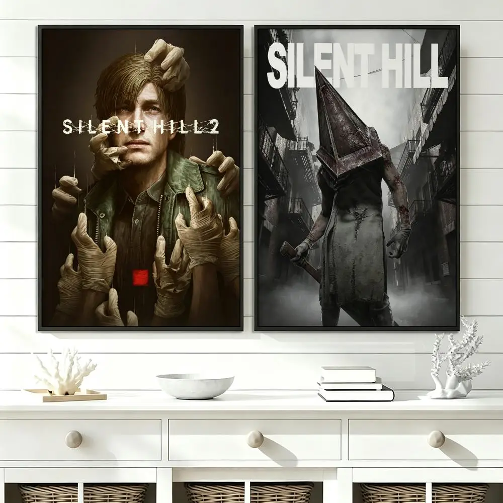 game Silent Hill Poster Poster HD Trendy SelfAdhesive Wall Art Print For Living Room Bedroom Dorm Office Home Gift