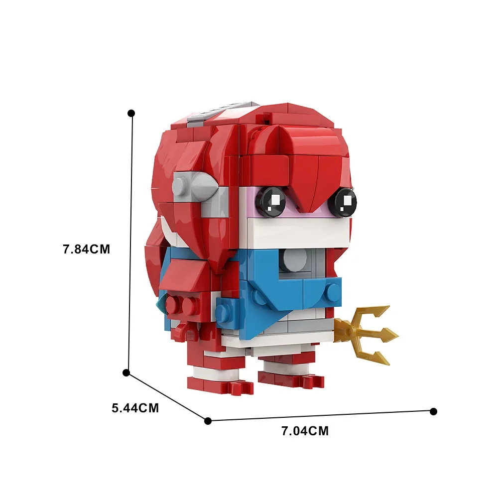 Nouveau Moc figurines d'anime Brickheadz personnages modèles blocs de construction jeu figurines d'action briques jouets cadeaux d'anniversaire