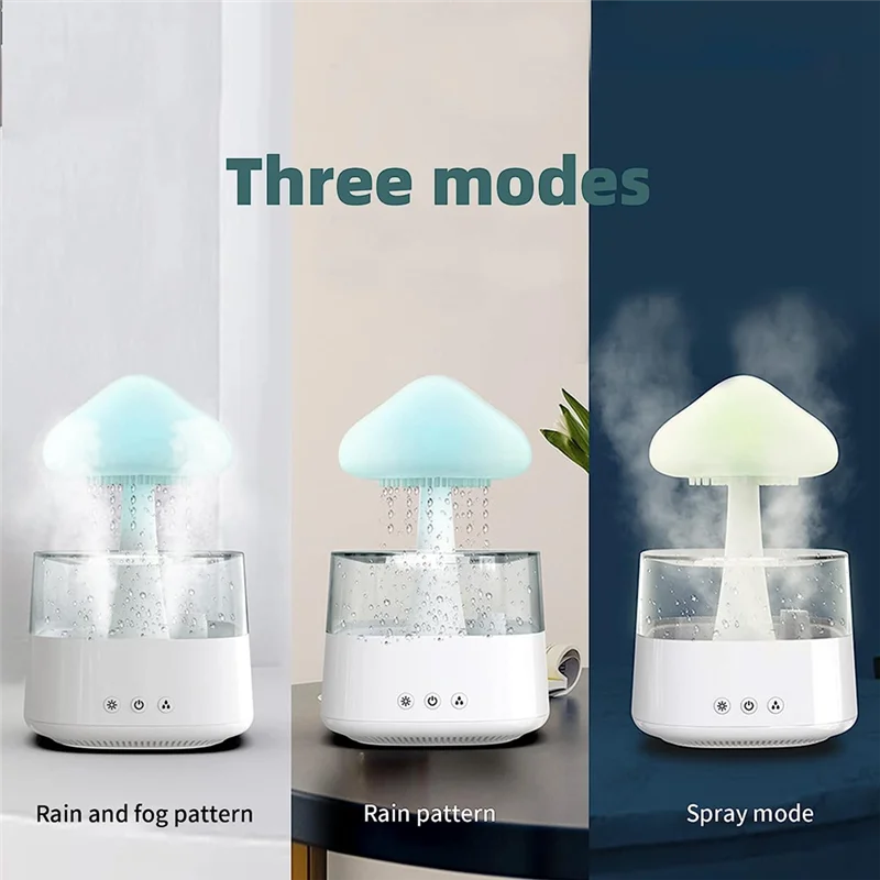 Air Humidifier,Rain Cloud Humidifier Aroma Diffuser Micro-Humidifier Portable Mini Humidifiers Personal Desktop