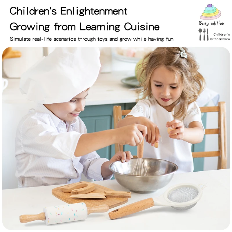 Conjunto de brinquedos de cozinha para crianças definitivos, completo com várias ferramentas de cozinha para que as crianças brincam happamente no chef